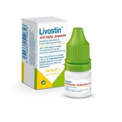 LIVOSTIN 0,5MG/ML oční podání kapky, suspenze 1X4ML