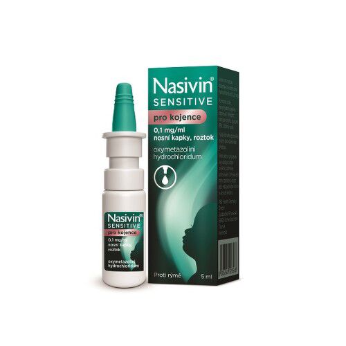 NASIVIN SENSITIVE PRO KOJENCE 0,1MG/ML nosní podání kapky, roztok 1X5ML