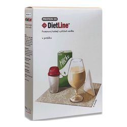 DietLine Protein 20 Koktejl Vanilka 3 sáčky