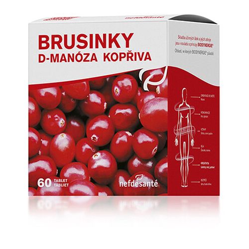 nefdesanté Brusinky D-Manóza Kopřiva tbl.60