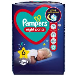 Pampers Night Pants kalhotkové plenky S6 19ks