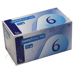 JEHLY NOVOFINE PRO INZ.PERA NOVOPEN A INNOVO VEL.0,25X6MM/31G,100