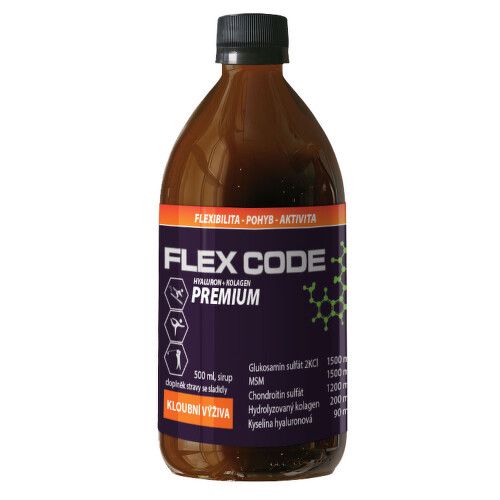 Flex Code Premium Hyaluron+Kolagen 500ml