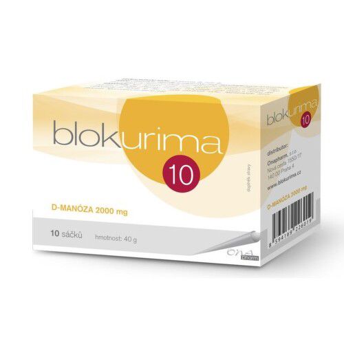 Blokurima 2g D-manózy sáčky 10x4g