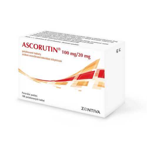 ASCORUTIN 100MG/20MG potahované tablety 100(4X25)