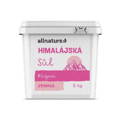 Allnature Himalájská sůl růžová jemná 5kg