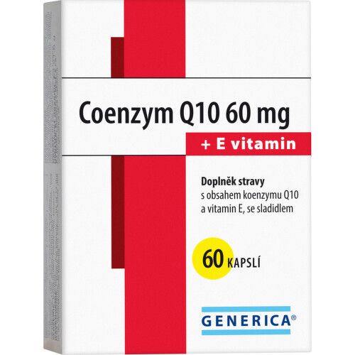 Coenzym Q10 60 mg + E vitamin Generica cps.60