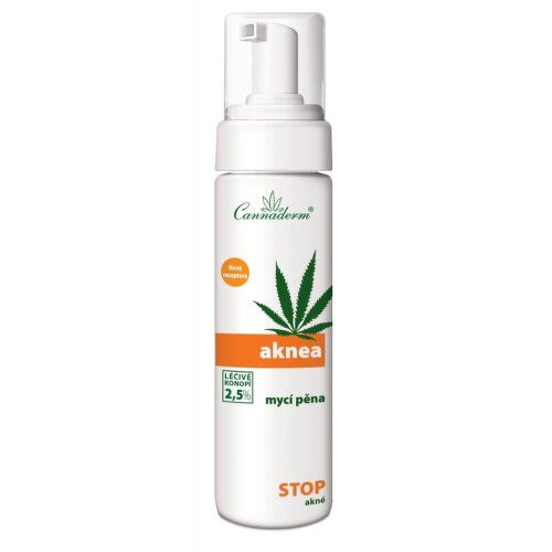 Cannaderm Aknea mycí pěna NEW 180ml