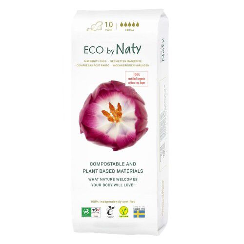 Eco by Naty vložky po porodu Extra 10ks