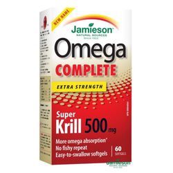 JAMIESON Omega Complete Super Krill 500mg cps.60