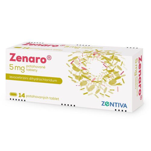 ZENARO 5MG potahované tablety 14 IV