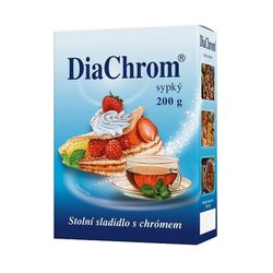 DiaChrom sypký 200g nízkokalorické sladidlo