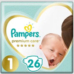 Pampers plenky Premium Care Pack S1 Newborn 26ks