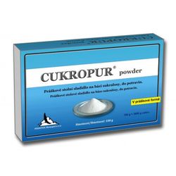 CUKROPUR powder práškové stolní sladidlo 100g