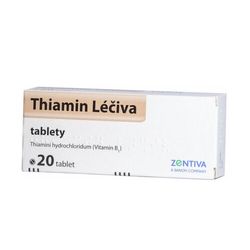 THIAMIN LÉČIVA 50MG neobalené tablety 20